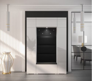 Flur Dielenmöbel Garderobenschrank Dielenschrank Schuhschrank Flurmöbel Set  GF85