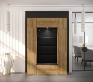 Flur Dielenmöbel Garderobenschrank Dielenschrank Schuhschrank Flurmöbel Set  GF85