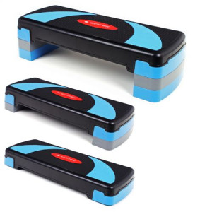 Aerobic Steppbrett Fitness Stepper Board Brett Bauch Beine Po höhenverstellbar SG-055