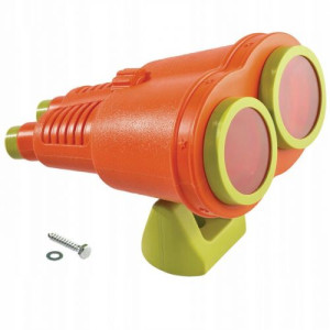 orange-grünes Fernglas -Teleskop Fernrohr Fernglas aus Kunsstoff - Pädagogisches Spielzeug