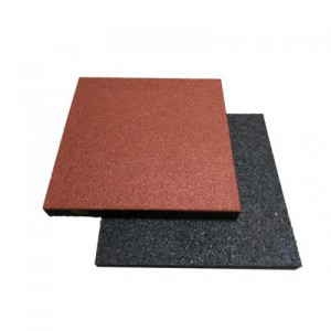 Gummidämpfungsfläche  Sicherheitspolsterfläche 20cm rot