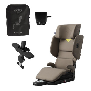 Axkid , Beltestol, Up M/gratis Tilbehørspakke - Driftwood Beige