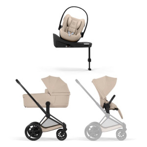 Cybex , E-Priam Duo Inkl. Cloud G3 & Base, 2026 - Cozy Beige/matt Black