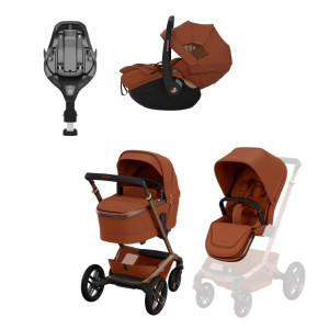 Maxi-Cosi , Fame Duo Inkl. Pebble Slide Pro & Base - Copper Terra