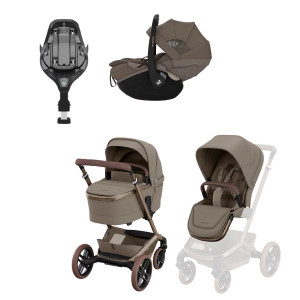 Maxi-Cosi , Fame Duo Inkl. Pebble Slide Pro & Base - Oak Truffle