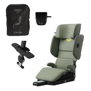 Axkid , Beltestol, Up M/gratis Tilbehørspakke - Nordic Bloom Green