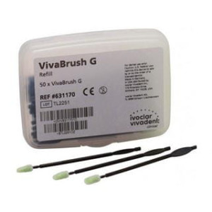 Vivabrush G 50szt pędzelki do fluoru protector S