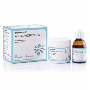Villacryl S 100g+50ml kolor V4 (różowy żyłkowany)