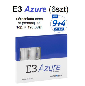 Endostar E3 Azure 6szt x9op.+4op. za 1zł
