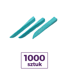 Kliny drewniane 1000 szt. KerrHawe (turkusowy)