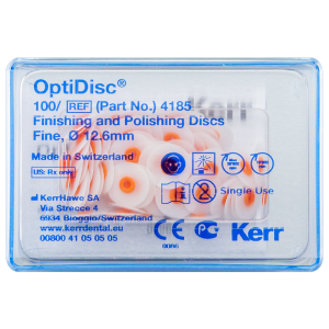 Krążki ścierne OptiDisc 100 szt. Kerr (fine (pomarańczowe) polerowanie wstępne, 12,6 mm)