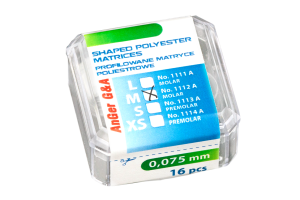 Matryce poliestrowe profilowane Anger 0,075 mm (XS)