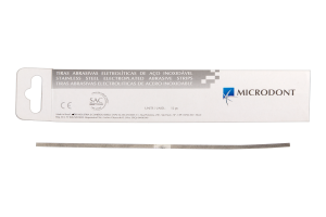 Paski metalowe ścierne 12 szt. Microdont (obustronne, 2,5 mm)