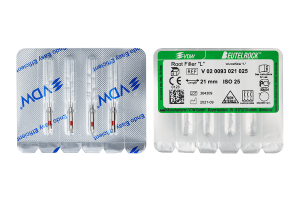 Igły do wypełnień kanałów Root Filler 4 szt. VDW (21 mm, 25)