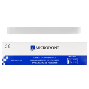 Paski poliestrowe gładkie 25 szt. Microdont (grubość 0,05 mm)