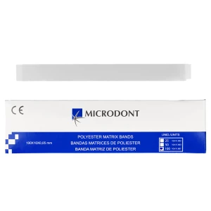 Paski poliestrowe gładkie 100 szt. Microdont (grubość 0,05 mm)