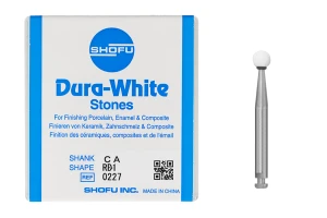 Kamienie polerujące Dura-White 12 szt. SHOFU (na kątnice, kulka - RD1)