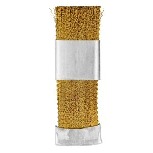 Szczotka metalowa do czyszczenia wierteł (twarde, długość - 7 cm - złota)