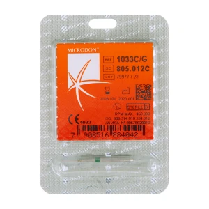 Sterylne wiertło odwrócony stożek Microdont (coarse - zielony, 012 - 806.314.010.534)