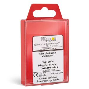 Kliny plastikowe 100 szt. Praktor (grube, długie)