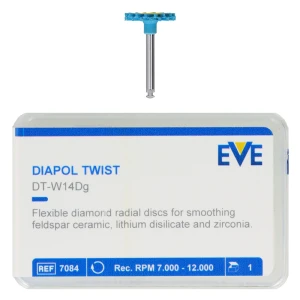 Gumki diamentowe Diapol Twist 1 szt. EVE (coarse - gruboziarniste)