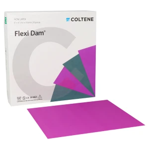 Koferdam bezlateksowy Flexi Dam 30 szt. Coltene (152 mm x 152 mm)