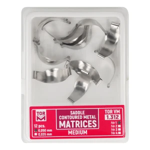 Matryce siodłowe 12 szt. TOR VM (grubość 0,050 mm, medium)
