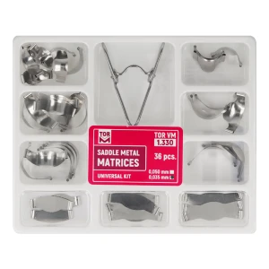 Matryce siodłowe Universal Kit 36 szt. TOR VM (grubość 0,035 mm)