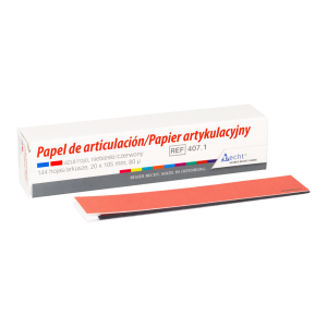 Papier artykulacyjny prosty 144 szt. Becht (prostokątny)