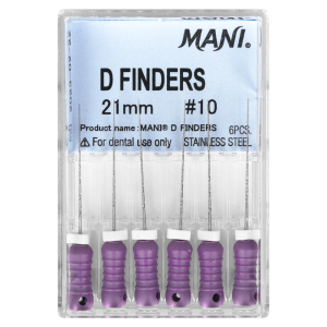 Pilniki D-Finders 6 szt. Mani (długość - 21 mm, 10)