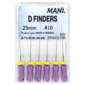 Pilniki D-Finders 6 szt. Mani (długość - 25 mm, 10)