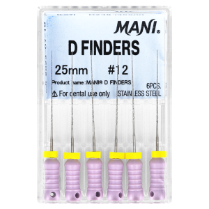 Pilniki D-Finders 6 szt. Mani (długość - 25 mm, 12)