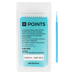 Aplikatory do bondingu 400 szt. SDI (jasnoniebieski - Medium)
