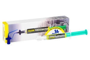 Wytrawiacz do porcelany Yellow Porcelain Etch 9,5% 2 ml Cerkamed