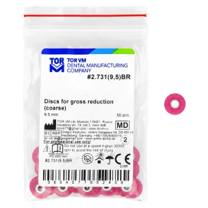 Krążki ścierne 50 szt. TOR VM (9,5 mm - Coarse)