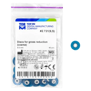 Krążki ścierne 50 szt. TOR VM (9,5 mm - Supercoarse)