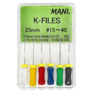 Pilniki K-Files 6 szt. Mani (31 mm, 20)