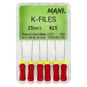 Pilniki K-Files 6 szt. Mani (25 mm, 25)