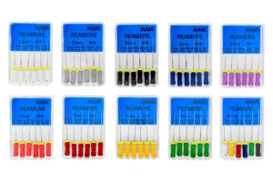 Poszerzacze Reamers 6 szt. Mani (31 mm, 35)