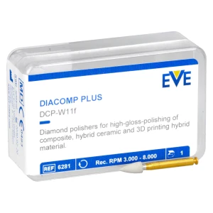 Gumki diamentowe Diacomp Plus 1 szt. EVE (fine - drobnoziarniste, płomyk)