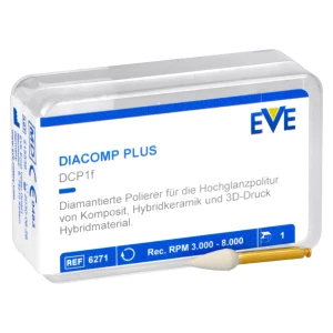 Gumki diamentowe Diacomp Plus 1 szt. EVE (fine - drobnoziarniste, duży płomyk)