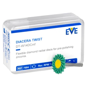 Gumka diamentowa Diacera 1 szt. EVE (polerowanie wstepne, spirala)