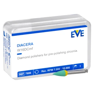Gumka diamentowa Diacera 1 szt. EVE (polerowanie wstepne, płomyk)