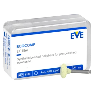Gumki  Ecocomp 10 szt. EVE (polerowanie wstepne, tarczka)