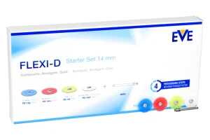 Dyski polerujące Flexi-D 100 szt. + mandrylka EVE (średnica - 14 mm)