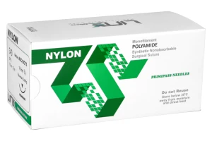 Nici chirurgiczne niewchłanialne Nylon 12 szt. (3/0 16 mm)