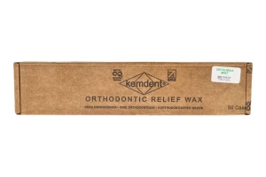 Wosk ortodontyczny 50 szt. Kemdent (miętowy)
