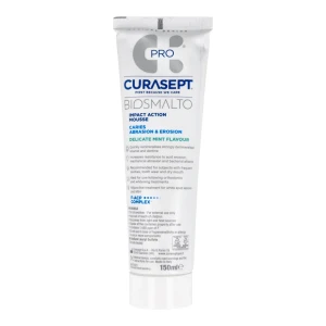 Mus Biosmalto PRO 150 ml Curasept (delikatna mięta - ochrona przed próchnicą)