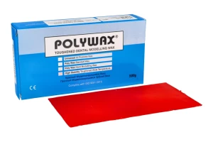 Wosk modelowy 500 g Bilkim (czerwony, polywax - twardy)