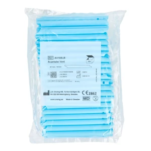 Scantube Vent - końcówki do ssaka 100 szt. Orsing (jasnoniebieski)